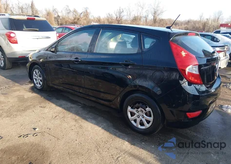 2012 Hyundai Accent Gs z USA, uszkodzony, nr VIN KMHCT5AE5CU049716